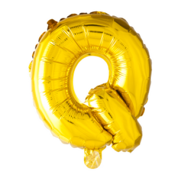 XXL Folienballon Gold Buchstabe Q